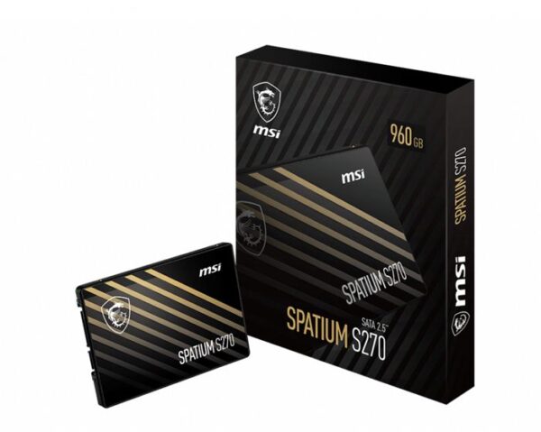 Disque SSD - MSI - SPATIUM S270 - 240 Go - 2,5 - Vitesses fulgurantes