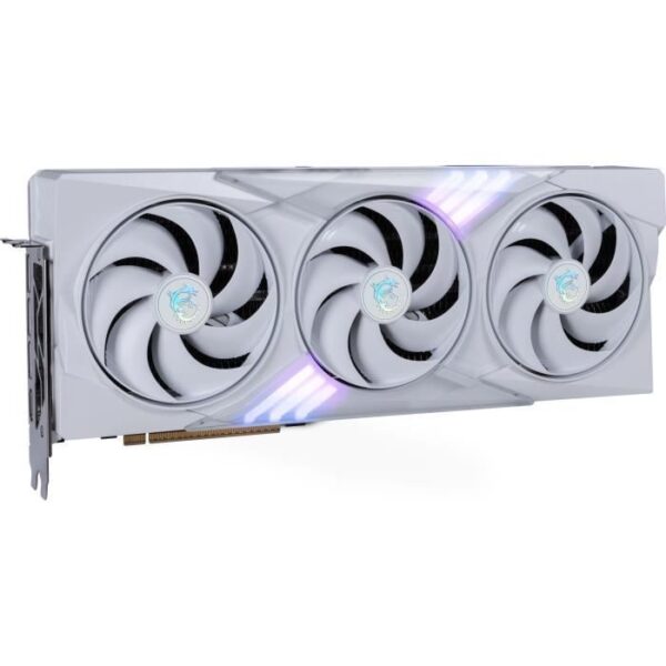 Carte graphique - MSI - GAMING GEFORCE RTX 5080 16G TRIO OC WHITE NVIDIA 16 Go GDDR7