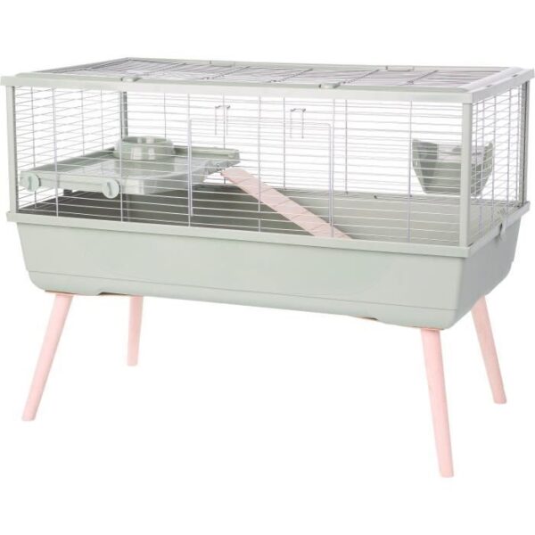 Cage rongeur surélevée - Zolux - Néolife - Pour cochon d'inde - 99 x 54 x 79 cm - Vert