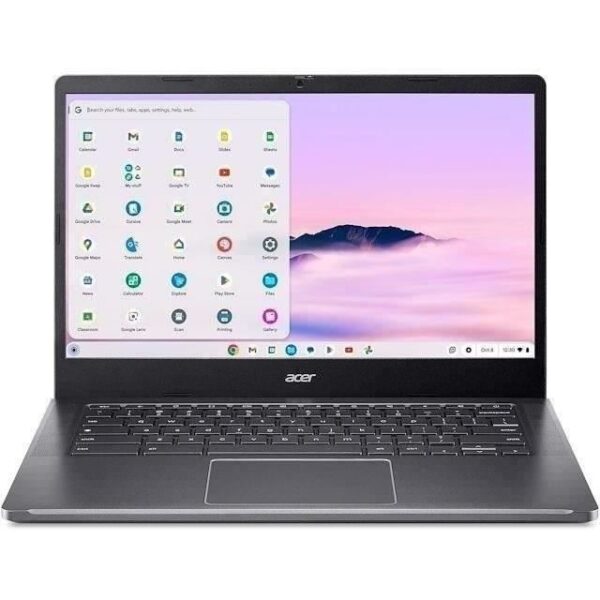PC Portable Acer - Chromebook Plus CB514-4HT-30AF - Chrome OS - 14 FHD IPS - Intel Core i3-N305 - RAM 8Go - 512Go SSD- Batterie 10h