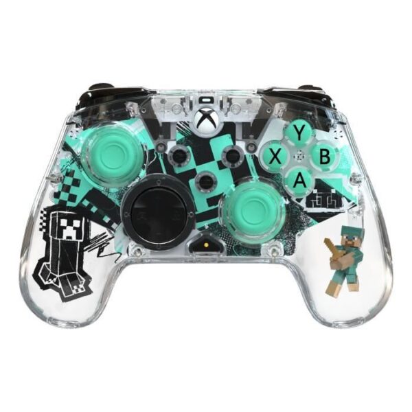 Manette de jeu - Xbox Series X|S, Xbox One et PC - Minecraft  : Diamond - Sans fil - PDP - Transparent