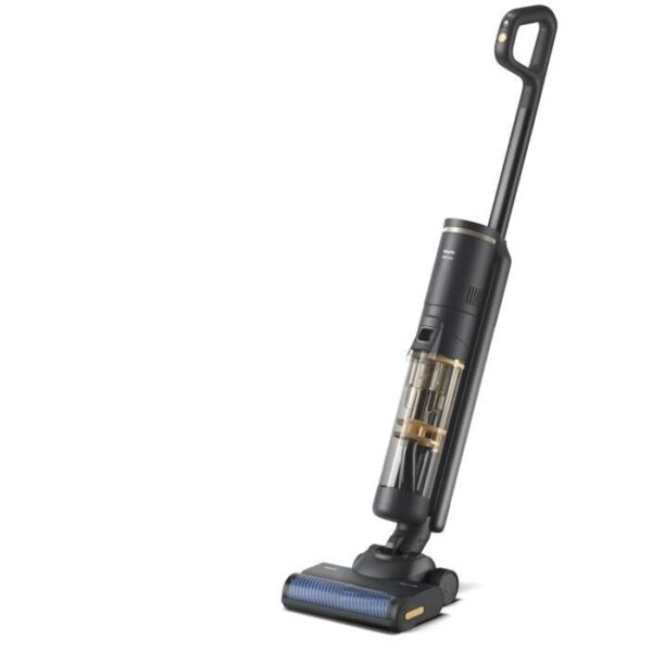 Aspirateur Balai Laveur sans fil - PHILIPS AquaTrio XW7264/11 - 21,6 V - 450 ml - 2500 trs/min