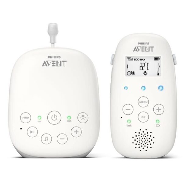 Philips Avent scd713/26 Babyphone, Blanc