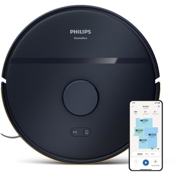Aspirateur Robot Laveur - PHILIPS XU2000/15 - Puissance 6000 Pa - Navigation Laser