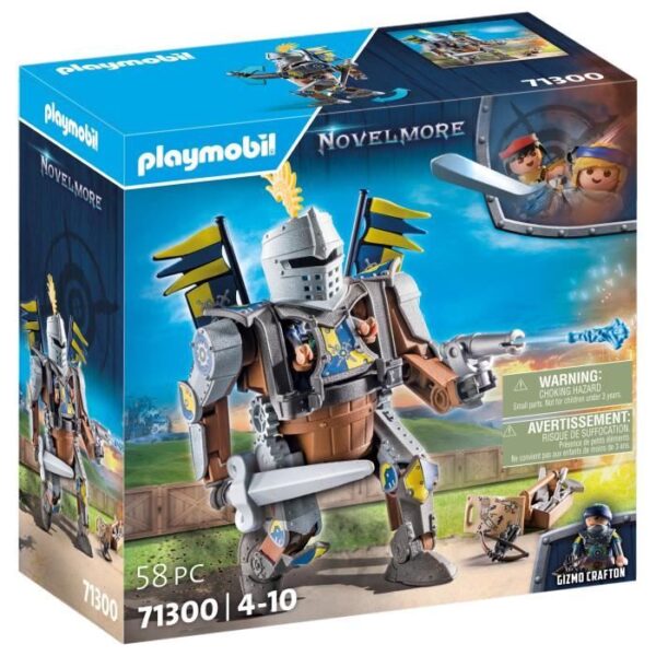 PLAYMOBIL 71300 Géant de combat Novelmore, Novelmore, bras et jambes mobiles, 58 pieces, Des 4 ans