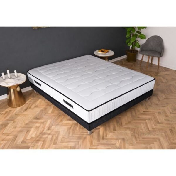 URBAN Collections BERLIN Matelas 160 x 200 cm - 960 ressorts ensachés - 7 zones de confort - 30 cm - Ferme