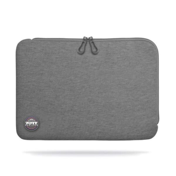 Housse d'ordinateur portable - PORT DESIGNS - Torino II - 15.6 pouces - Gris - Néoprene extensible