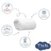 Lot de 2 Proteges Matelas Bébé Anti Acariens - 70x140 cm - Alese Imperméable - Bouclette 100% coton -  Absorbant - oeko Tex – Image 2