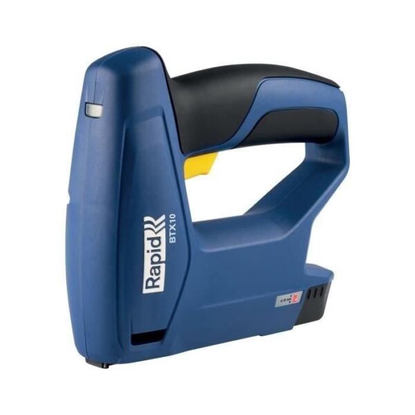 RAPID - BTX10 - Agrafeuse électrique sans fil, pour bois, tissu et briolage pour agrafes n°53/6-10mm - Boîte - (5001495)
