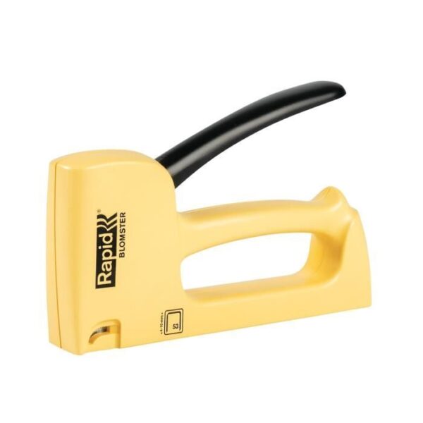 RAPID - R53 Spirit of Sweden - Agrafeuse manuelle éco-responsable pour agrafes 53/4-10mm - Blomster (Jaune Fleur) - (5001615)