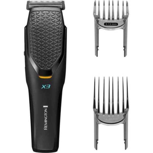 Tondeuse Cheveux - REMINGTON - Power X Series X3 - Moteur Pro Puissant - Lames Acier Japonais - Autonomie 45 min