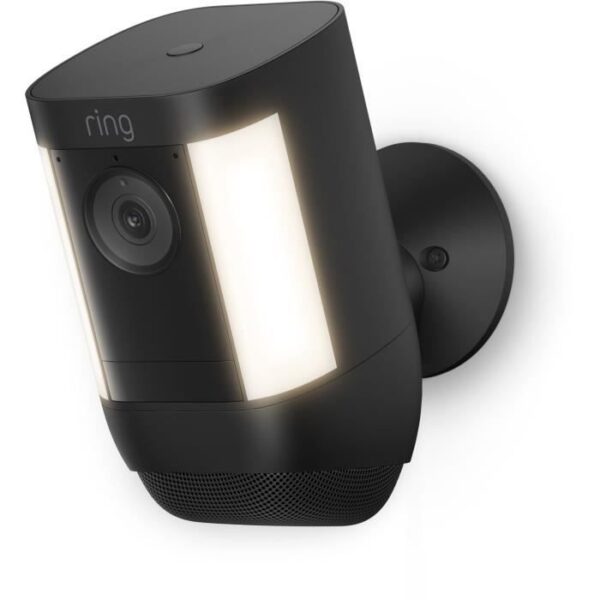 Caméra de surveillance - RING - Spotlight Cam Pro Batterie - Noir - Vision nocturne