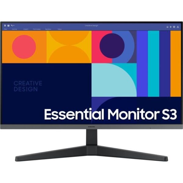 Ecran PC - SAMSUNG - 27 - FHD - 100Hz - Dalle IPS - 1ms - LS27C332GAUXEN