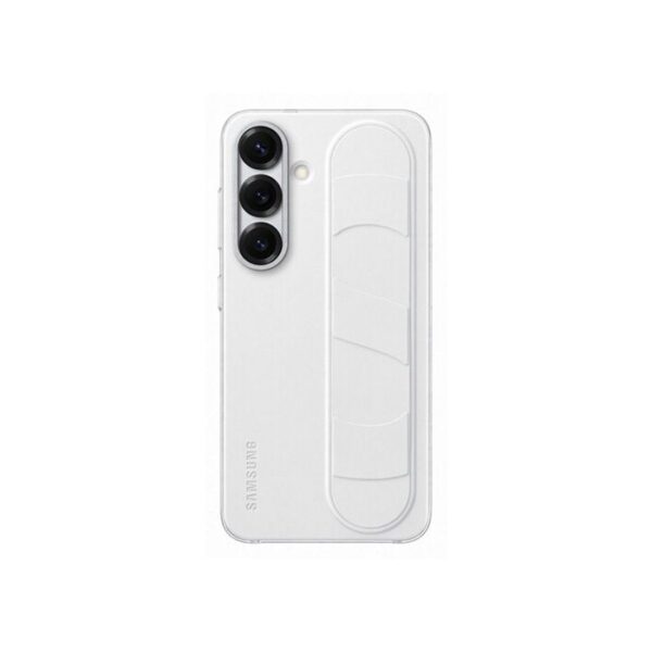 Coque - Samsung - Galaxy S25 - Blanc - Fonction Support - Laniere Intégrée