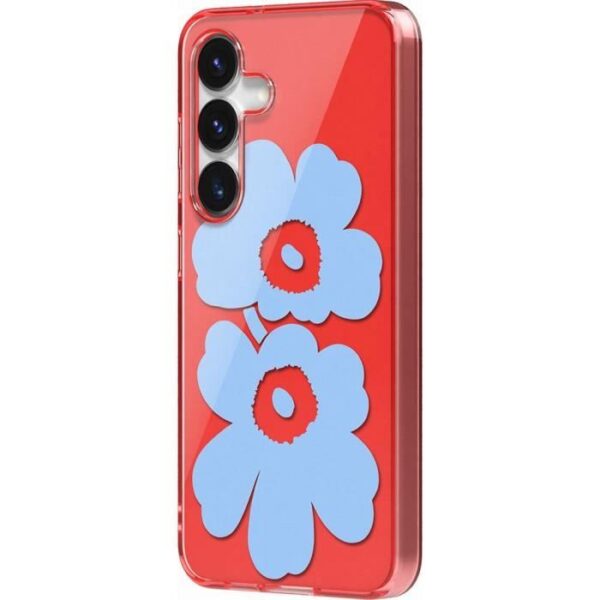 Coque Unikko 'Marimekko' Galaxy S25 Rouge