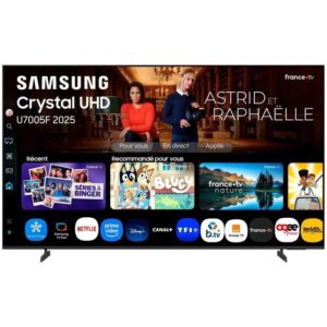 Samsung 55U7005F - TV LED 55 (140 cm) - 4K UHD 3840x2160 - HDR10+ - Smart TV - Gaming Hub - 3xHDMI - WiFi