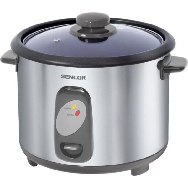 Cuiseur a riz - SENCOR - SRM 1800SS - 700W - 1,8L - Acier inoxydable