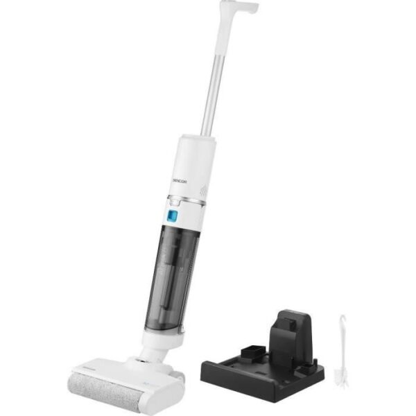 Aspirateur Laveur Sencor SVW 5010WH - Puissance 11 000 Pa - Fonction autonettoyante - Aspiration humide et seche