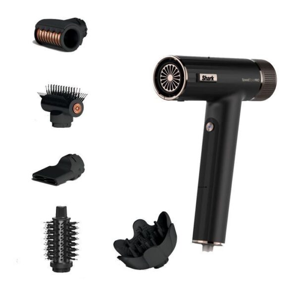 Seche-cheveux - Shark - HD752EU - SpeedStyle Pro 5-en-1 - Diffuseur Defrizz Fast - 1750 W