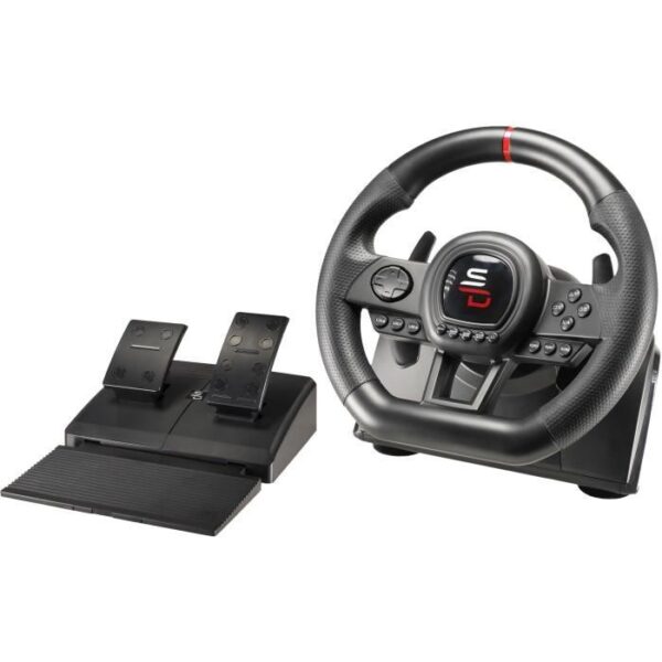 Volant de course - SUPERDRIVE - SV650 - Avec pédalier - Palettes - Vibrations - Multi-plateformes