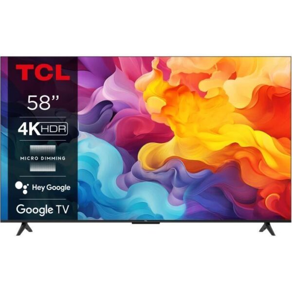TV LED TCL 58V6B - 4K UHD 3840x2160 - HDR10 - Smart TV - 3xHDMI 2.1 - WiFi