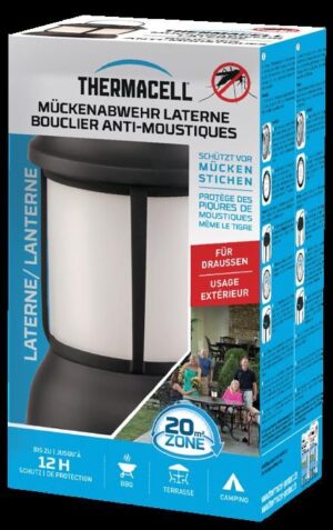 Appareil Anti-Moustiques et Moustiques Tigre sans fil - Lanterne Noire - 20m² de Protection