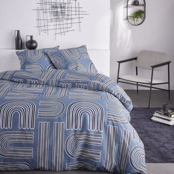 Parure de lit 2 personnes - TODAY - Sunshine 15.26 - 220 x 240 cm - 100% Coton imprimé