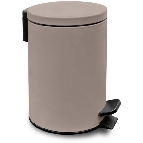 Poubelle de SDB - TODAY - UTILITY - 3 L - Ø 17 x x H 25 cm - Polypropylene - Soft Pink