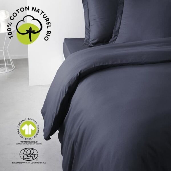 Housse de couette - TODAY - 220 x 240 cm - Coton - Organic Navy