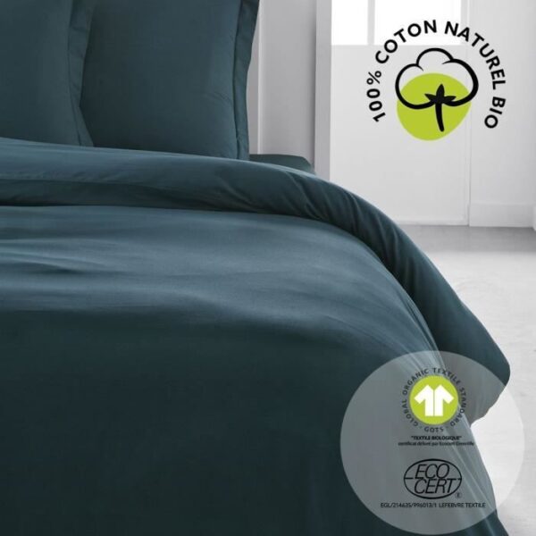 Housse de couette - TODAY - 240 x 260 cm - Coton - Organic Paon