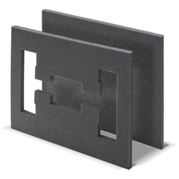 Insert en mousse - TOOD - 2 pieces - Pour coffret professionnel - Emboîtable - 40x30x4 cm