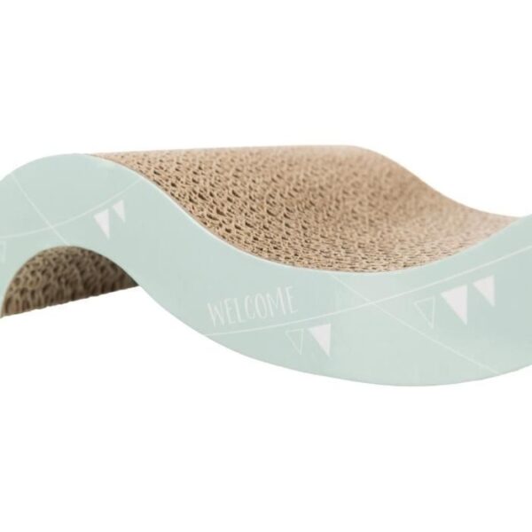Grattoir Onda Junior - TRIXIE - 38x7x18 cm - Couleur Beige - Pour garder les ongles de votre chat en bonne santé