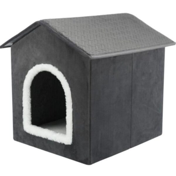 TRIXIE Maison animaux de compagnie Livia 50x50x54 cm Gris et blanc 442667
