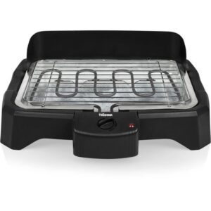 Barbecue électrique de table Tristar - 2000W - Pare-vent et bac a eau - Noir
