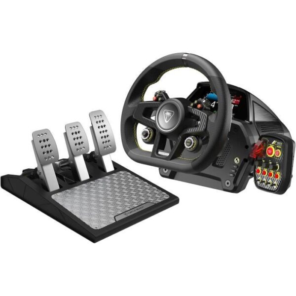 Systeme universel de volant et pédales - TURTLE BEACH - TBS-0726-05 - VelocityOne Race - XB et PC - Noir