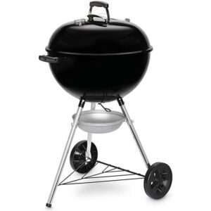 Barbecue a charbon - WEBER - Original Kettle E-5710 - Grille en acier chromé - Thermometre intégré